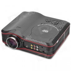 Portable Home Theater DVD Projector w/ SD/ Antenna / AV - Red + Black Portable Home Theater DVD Projector w/ SD/ Antenna / AV - Red + Black
