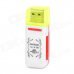 Multi-in-One USB 2.0 MicroSD / TF / SD / M2 / MS Memory Card Reader - White + Red + Yellow Multi-in-One USB 2.0 MicroSD / TF / SD / M2 / MS Memory Card Reader - White + Red + Yellow