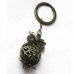 Retro Owl Style Zinc Alloy Keychain - Bronze