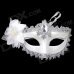 Plastic Festive Mask - White