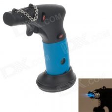 MENGHU 4679 High Quality Windproof Lighter w/ Cover & Base - Black + Blue