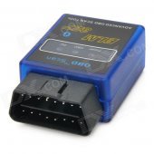 LI-ELM327 ELM327 V1.5 Car Vehicle Mini Bluetooth OBD-II Code Reader Scanner - Blue + Black