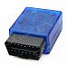 LI-ELM327 ELM327 V1.5 Car Vehicle Mini Bluetooth OBD-II Code Reader Scanner - Blue + Black LI-ELM327 ELM327 V1.5 Car Vehicle Mini Bluetooth OBD-II Code Reader Scanner - Blue + Black