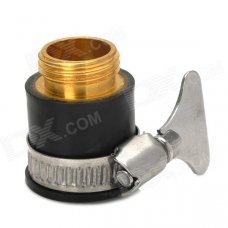 Universal Car Water Gun Faucet Tap Connector - Black + Silver Universal Car Water Gun Faucet Tap Connector - Black + Silver