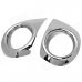 ABS Car Front Foglight Lampshade Frames for Chevrolet New Sail - Silver (Pair) ABS Car Front Foglight Lampshade Frames for Chevrolet New Sail - Silver (Pair)
