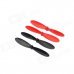 Hubsan H107-A35 Rotor BR for H107C R/C Quadcopter - Red+Black (4PCS) Hubsan H107-A35 Rotor BR for H107C R/C Quadcopter - Red+Black (4PCS)