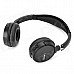 T1000 Folding Bluetooth v2.1 + EDR Stereo Bass Headphones w/ TF / Microphone / FM - Black T1000 Folding Bluetooth v2.1 + EDR Stereo Bass Headphones w/ TF / Microphone / FM - Black