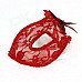 Party Lace Flower Women's Mask - Red