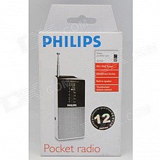 Philips AE1530 Portable AM/FM Radio 2X AA Battery Operated