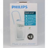 Philips AE2330/00 Bathroom Splashproof Clock Radio 3X AA Battery Operated