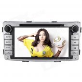 Joyous J-8621MX 6.95 Inch Car Radio w/ DVD, GPS, Bluetooth, AUX for Toyota HILUX(2012) - Silver