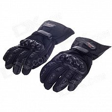 MADBIKE MD015# Stylish Waterproof Warm Full Finger Motorcycle Racing Gloves - Black (Pair / Size-L) MADBIKE MD015# Stylish Waterproof Warm Full Finger Motorcycle Racing Gloves - Black (Pair / Size-L)