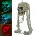 SYVIO JC Toys 72008 7-Color Lighting Skull Decorative Props w/ Khaki Headcarf for Halloween Holiday SYVIO JC Toys 72008 7-Color Lighting Skull Decorative Props w/ Khaki Headcarf for Halloween Holiday
