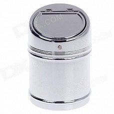 Stylish Creative Zinc Alloy Spring Lid Ashtray - Silver Stylish Creative Zinc Alloy Spring Lid Ashtray - Silver