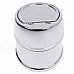 Stylish Creative Zinc Alloy Spring Lid Ashtray - Silver Stylish Creative Zinc Alloy Spring Lid Ashtray - Silver