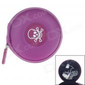 G-COVER Skull Style Headset / Memory card / Cable Storage Bag - Purple