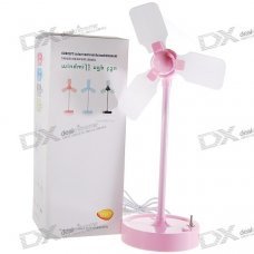 Desktop USB Powered Dutch Windmill Cooling Fan (Cable Length 120CM)