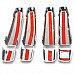 Protective Electroplating ABS Car Door Handle Covers Set for Chevrolet Cruze - Silver + Red Protective Electroplating ABS Car Door Handle Covers Set for Chevrolet Cruze - Silver + Red