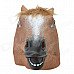 SYVIO Horse Style Mask - Brown + Black + White