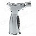 JOBON 6650 High Grade Butane Jet Torch Lighter - Silver + Black JOBON 6650 High Grade Butane Jet Torch Lighter - Silver + Black