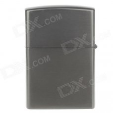 1004D Cool Style Amazing and Biger Zine Alloy Oil Lighters - Black