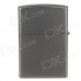 1004D Cool Style Amazing and Biger Zine Alloy Oil Lighters - Black