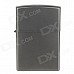1004D Cool Style Amazing and Biger Zine Alloy Oil Lighters - Black