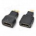3-in-1 HDMI Male to HDMI Male Cable + HDMI Female to Micro HDMI / Mini HDMI Male Adapters - Black 3-in-1 HDMI Male to HDMI Male Cable + HDMI Female to Micro HDMI / Mini HDMI Male Adapters - Black