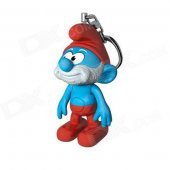 Genuine The Smurf LED Lighted Keychain - Papa