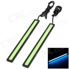 Waterproof 7W 75lm 495nm 80-COB LED Ice Blue Car Daytime Running Lights (12V / 17cm) Waterproof 7W 75lm 495nm 80-COB LED Ice Blue Car Daytime Running Lights (12V / 17cm)