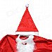 Adult Santa Claus Role Playing Suit - Red + White (Free Size) Adult Santa Claus Role Playing Suit - Red + White (Free Size)