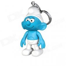 Genuine The Smurf LED Lighted Keychain Genuine The Smurf LED Lighted Keychain