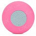 Waterproof Bluetooth V3.0+EDR Speaker w/ Silicone Suction Cup for Iphone + More - Deep Pink + Grey Waterproof Bluetooth V3.0+EDR Speaker w/ Silicone Suction Cup for Iphone + More - Deep Pink + Grey