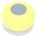 Waterproof Bluetooth V3.0+EDR Speaker w/ Silicone Suction Cup for Iphone + More - Yellow + Grey Waterproof Bluetooth V3.0+EDR Speaker w/ Silicone Suction Cup for Iphone + More - Yellow + Grey