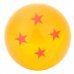 Q76-4 Four Stars Resin Acrylic Ball Toy - Orange