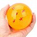 Q76-4 Four Stars Resin Acrylic Ball Toy - Orange