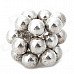 5mm Magnetic NdFeB Ball Formed Magic Cube - Silvery White (20 PCS)