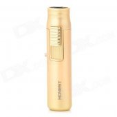 520 Stylish Portable Windproof Blue Flame Butane Welding Jet Lighter - Golden