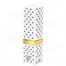 Stylish Fun Lipstick Style Polka Dot Pattern Butane Gas Lighter - White + Black + Golden