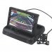 4.3" Foldable Vehicle-Mounted Display + Waterproof Camera / 4-IR LED - Black 4.3" Foldable Vehicle-Mounted Display + Waterproof Camera / 4-IR LED - Black