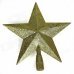 Star Style Christmas Top Tree Decorative Pendant - Golden