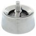 Stylish Creative Zinc Alloy Press Rotary Ashtray - Silver Stylish Creative Zinc Alloy Press Rotary Ashtray - Silver