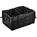 Convenient Portable Folding Car Trunk Storage Organizer Case Bag - Black
