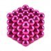ZQ-64 ZQ-64 5mm Neodymium Iron DIY Educational Toys Set - Deep Pink (64 PCS)