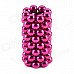 ZQ-64 ZQ-64 5mm Neodymium Iron DIY Educational Toys Set - Deep Pink (64 PCS)