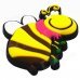 4.5 x 4cm Bee Cute Cartoon Magnets Rubber Stickers 4.5 x 4cm Bee Cute Cartoon Magnets Rubber Stickers