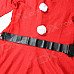 Child Girl Plays Santa Claus Dress Set - Red + White Child Girl Plays Santa Claus Dress Set - Red + White