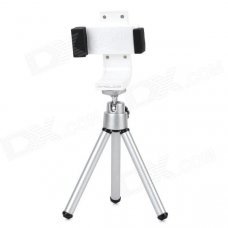 Multifunctional 360' Rotating Adjustable Holder + Tripod - White + Black + Silver Multifunctional 360' Rotating Adjustable Holder + Tripod - White + Black + Silver