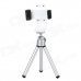 Multifunctional 360' Rotating Adjustable Holder + Tripod - White + Black + Silver Multifunctional 360' Rotating Adjustable Holder + Tripod - White + Black + Silver
