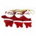 Christmas Santa Claus Jr Decoration for Christmas Tree - Red (3 PCS)